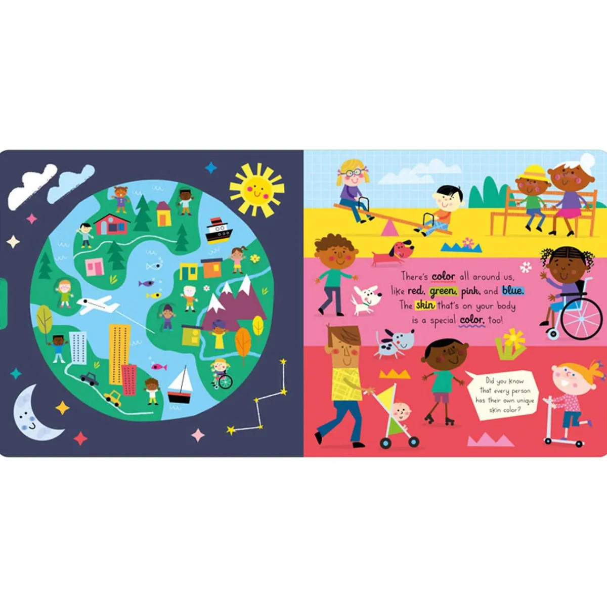 Board Books-Make Believe Ideas Colour of Us