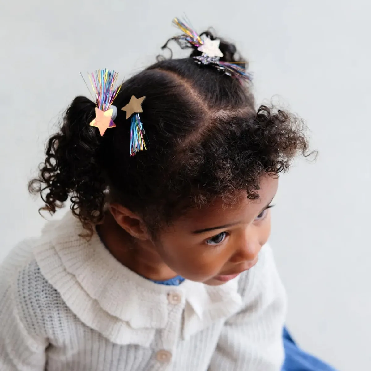 Hair Accessories-Mimi & Lula Comet Tinsel Clips