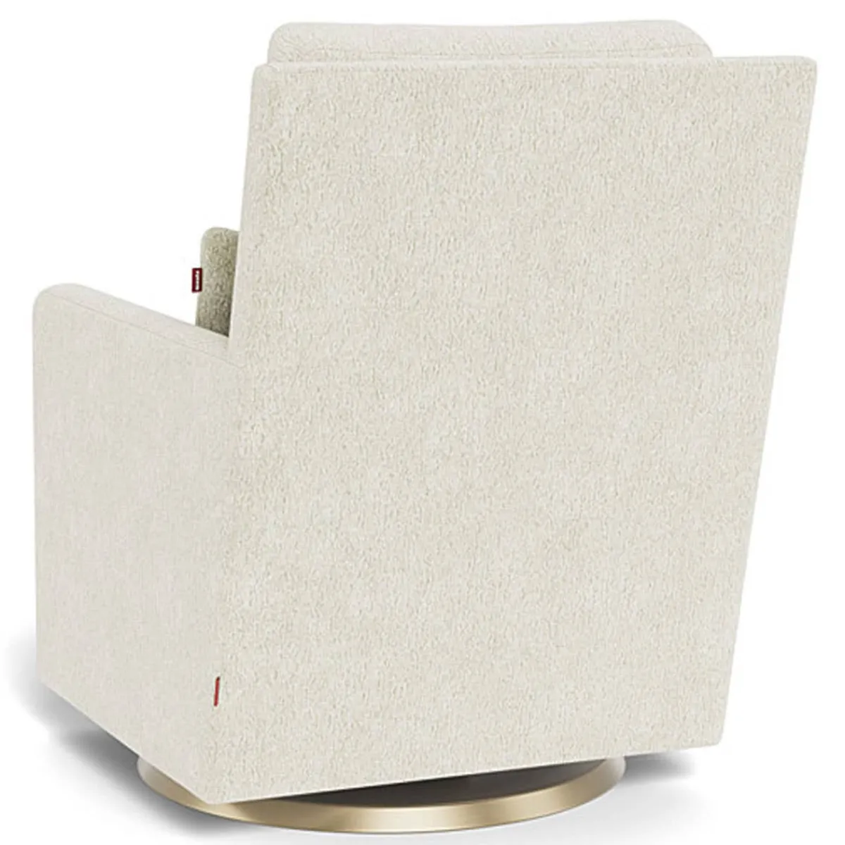 Gliders-Monte Design Como Glider - Faux Sheepskin with Swivel Base
