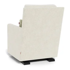 Gliders-Monte Design Como Glider - Faux Sheepskin with Espresso Base