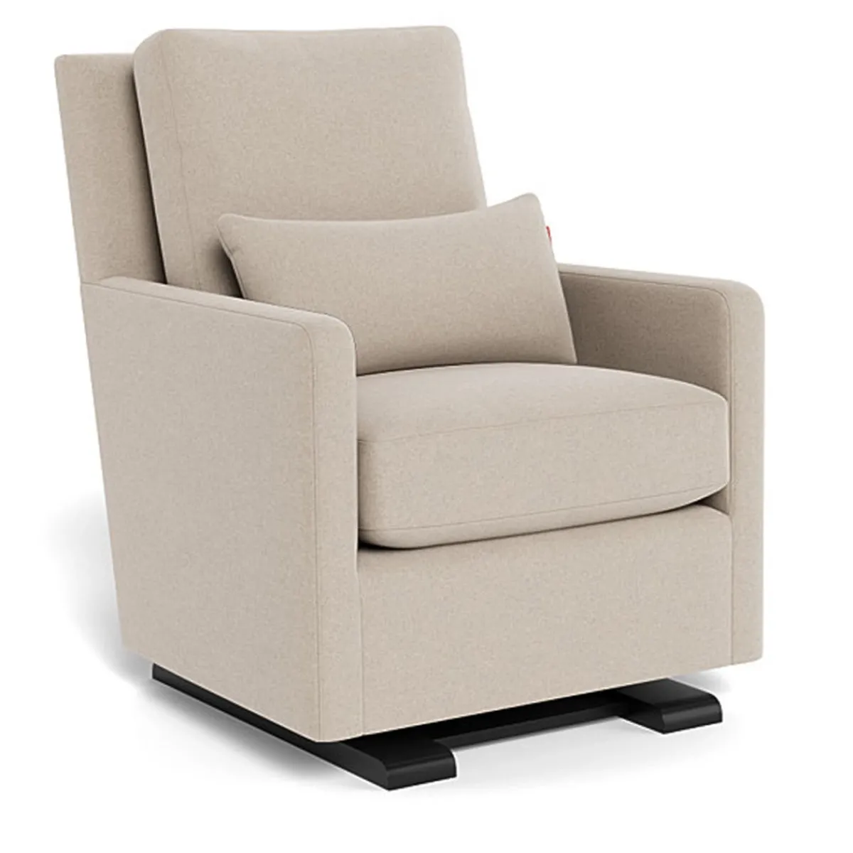 Gliders-Monte Design Como Glider - Wool Fabric with Espresso Base