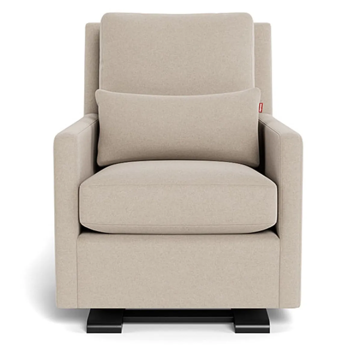 Gliders-Monte Design Como Glider - Wool Fabric with Espresso Base