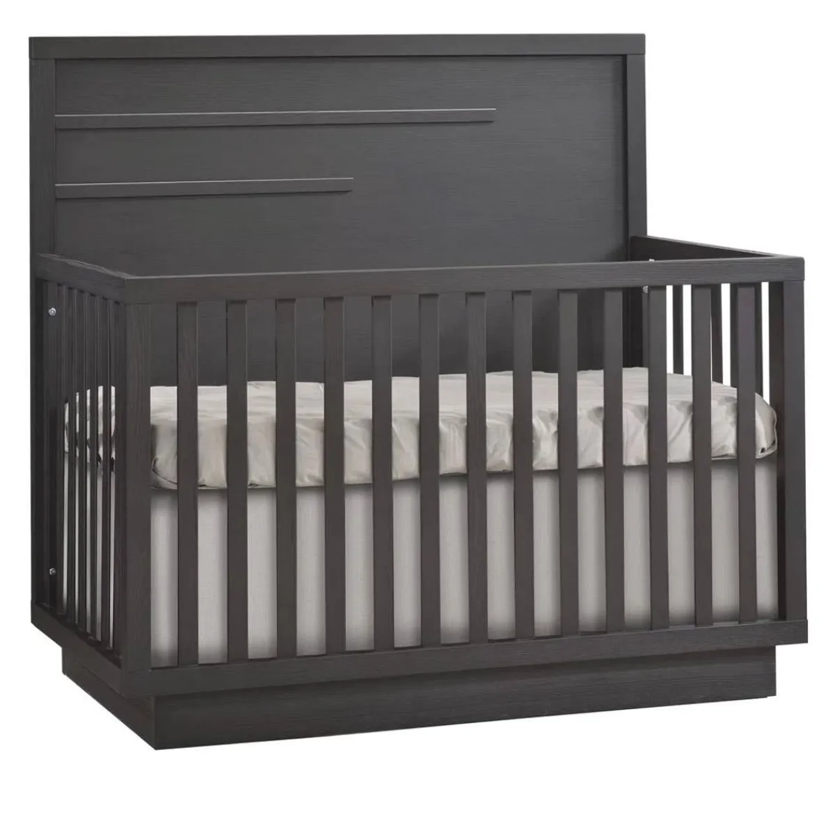 Convertible Cribs-Natart Como 5-in-1 Crib with Horizontal Molding