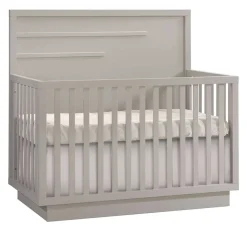Convertible Cribs-Natart Como 5-in-1 Crib with Horizontal Molding