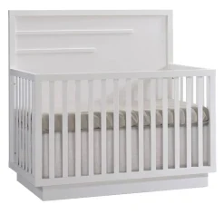 Convertible Cribs-Natart Como 5-in-1 Crib with Horizontal Molding