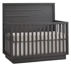 Convertible Cribs-Natart Como 5-in-1 Crib with Horizontal Molding