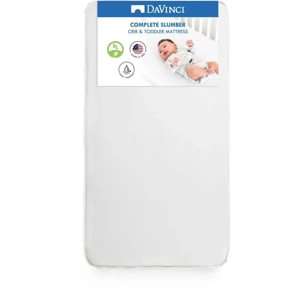 Crib Mattresses-DaVinci Complete Slumber Crib & Toddler Mattress