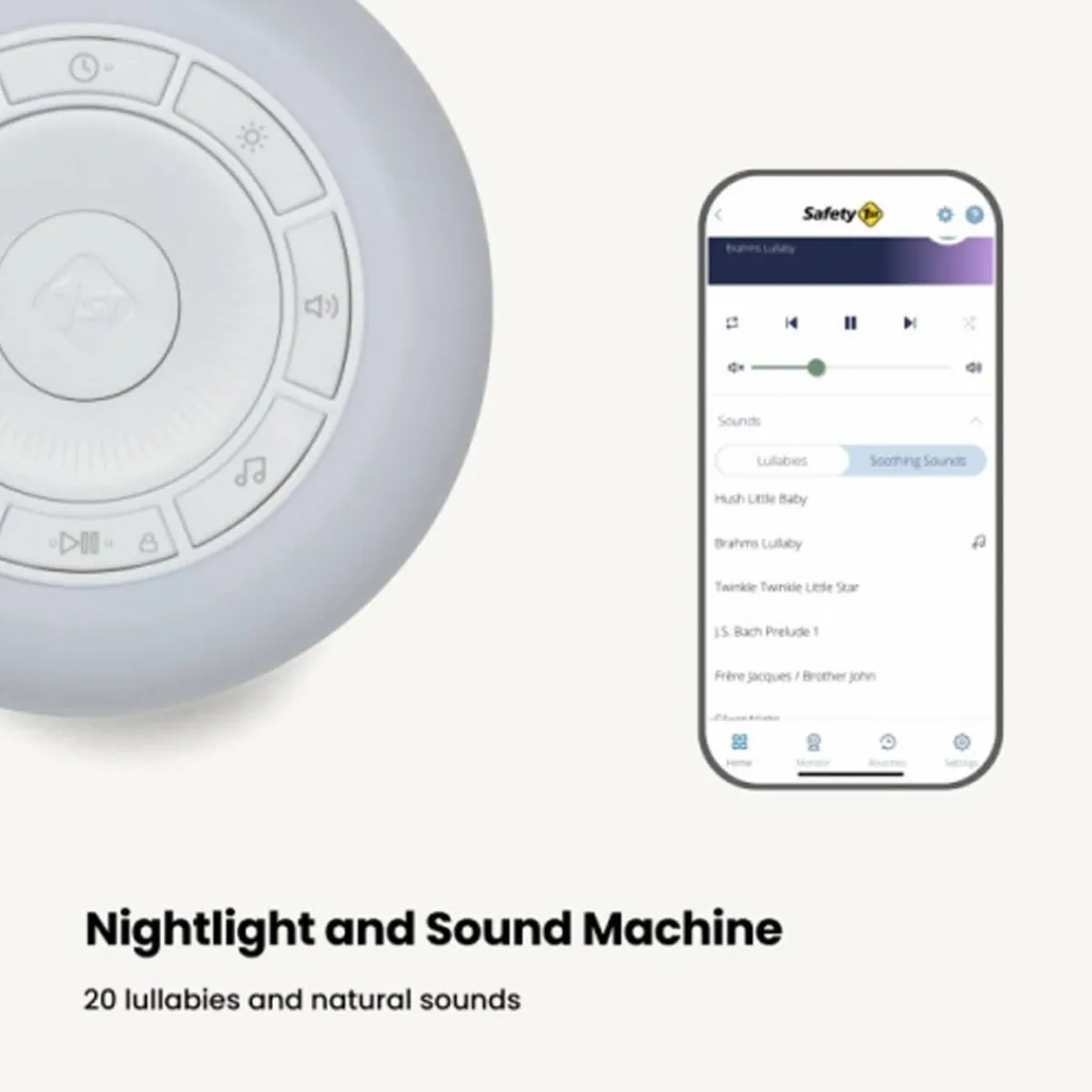 Sound + Light Machines-Safety 1st Connected Smart Soother with Light & Sound
