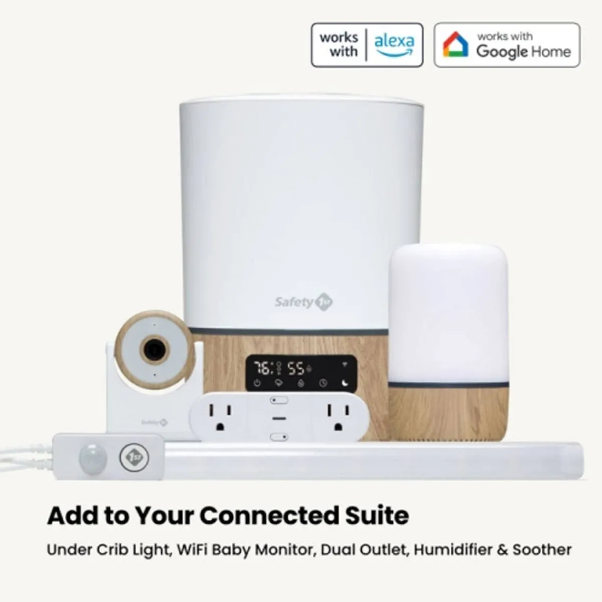 Sound + Light Machines-Safety 1st Connected Smart Soother with Light & Sound