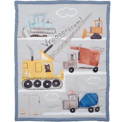 Crib Bedding Sets-Bedtime Original Construction Zone 3 Piece Crib Set