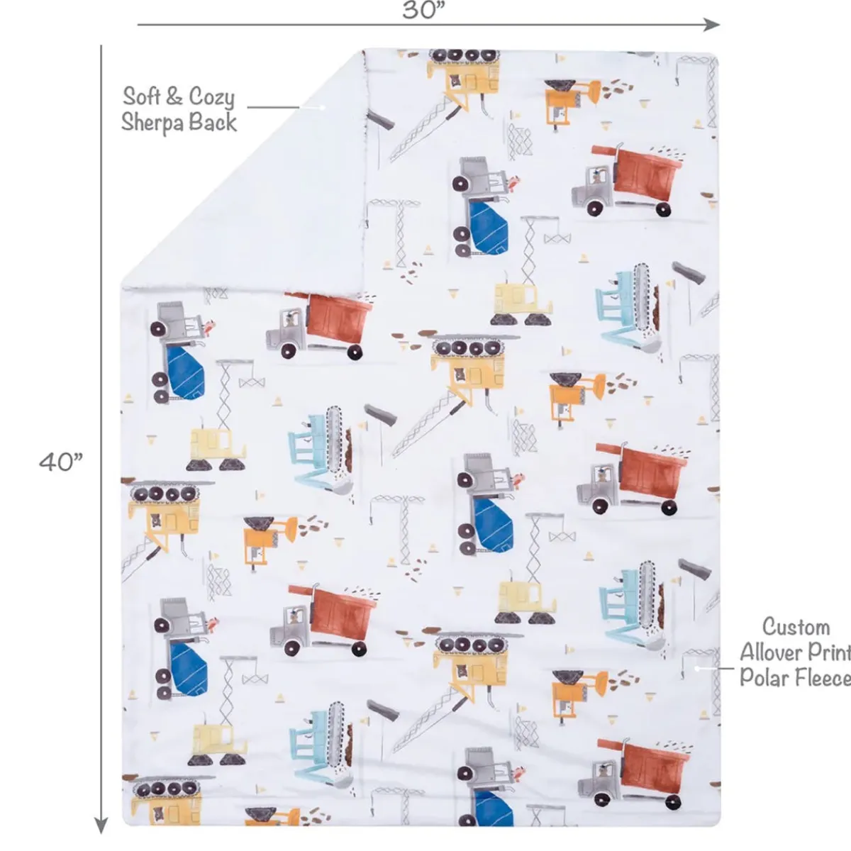 Blankets-Bedtime Original Construction Zone Blanket