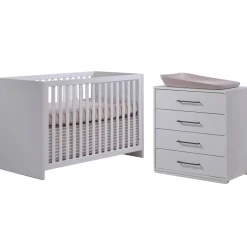 Dressers|Convertible Cribs-Tulip Contempo Island Crib & Combo Drawer