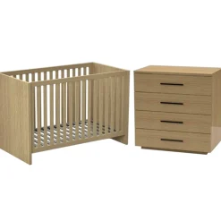 Dressers|Convertible Cribs-Tulip Contempo Island Crib & Combo Drawer