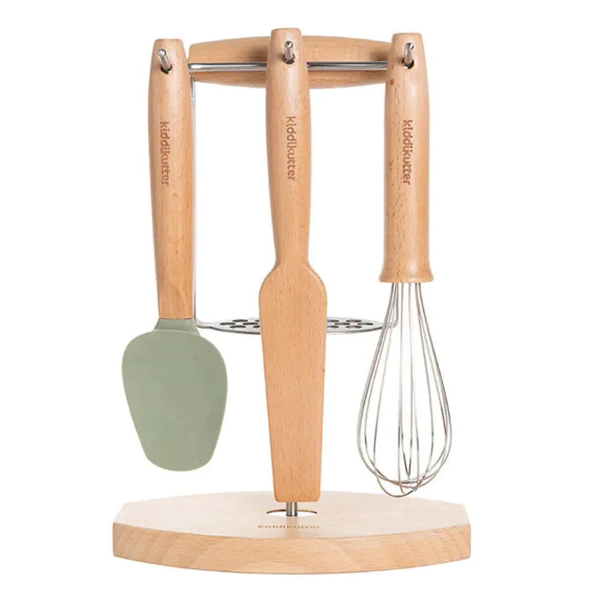 Kids Utensils|Toddler Training Utensils-Kiddikutter Cookware Set Sage