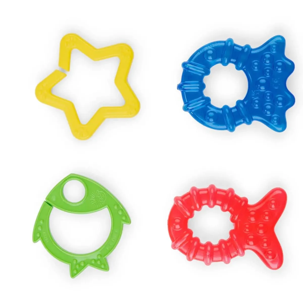 Teethers|Pacifiers + Clips-Baby Einstein Cool Critters Teether Toy Set