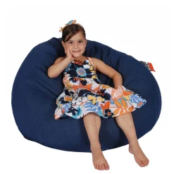 Beanbag Chairs-Bean Bag Factory Cosy Medium Bean Bag (Leatherette)