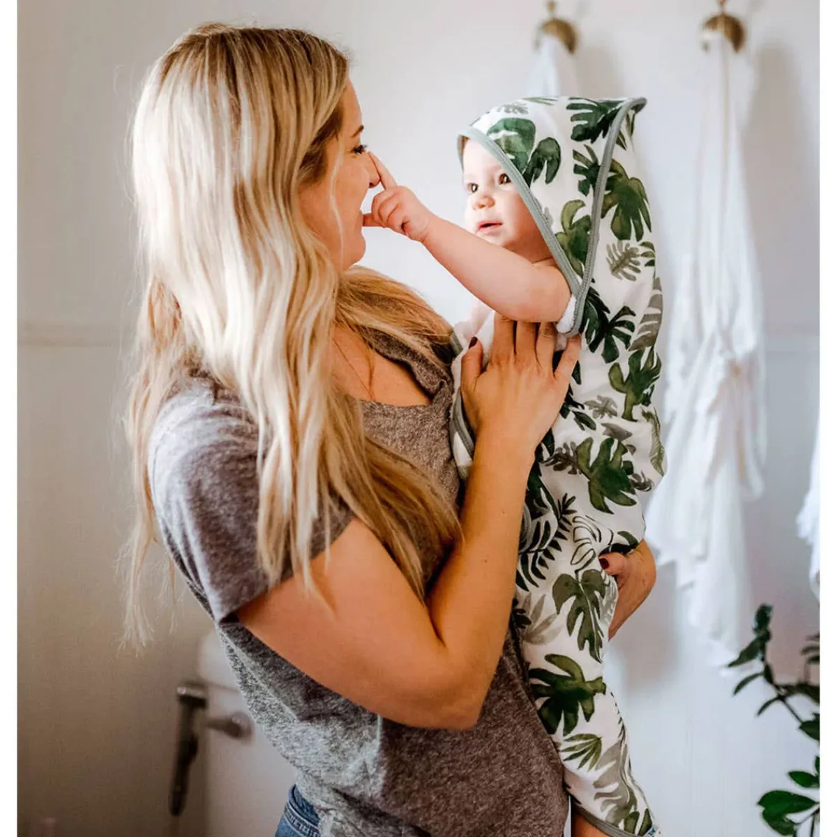 Towels + Cloths-Little Unicorn Cotton Infant Hooded Towel