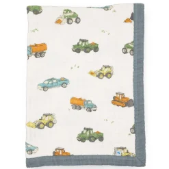 Kids Bedding|Blankets-Little Unicorn Cotton Muslin Baby Quilt