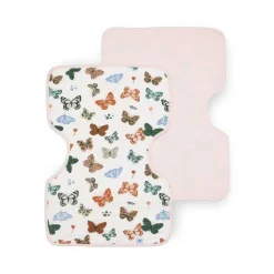 Bibs + Burps-Little Unicorn Cotton Muslin Burp Cloth (2 Pack)
