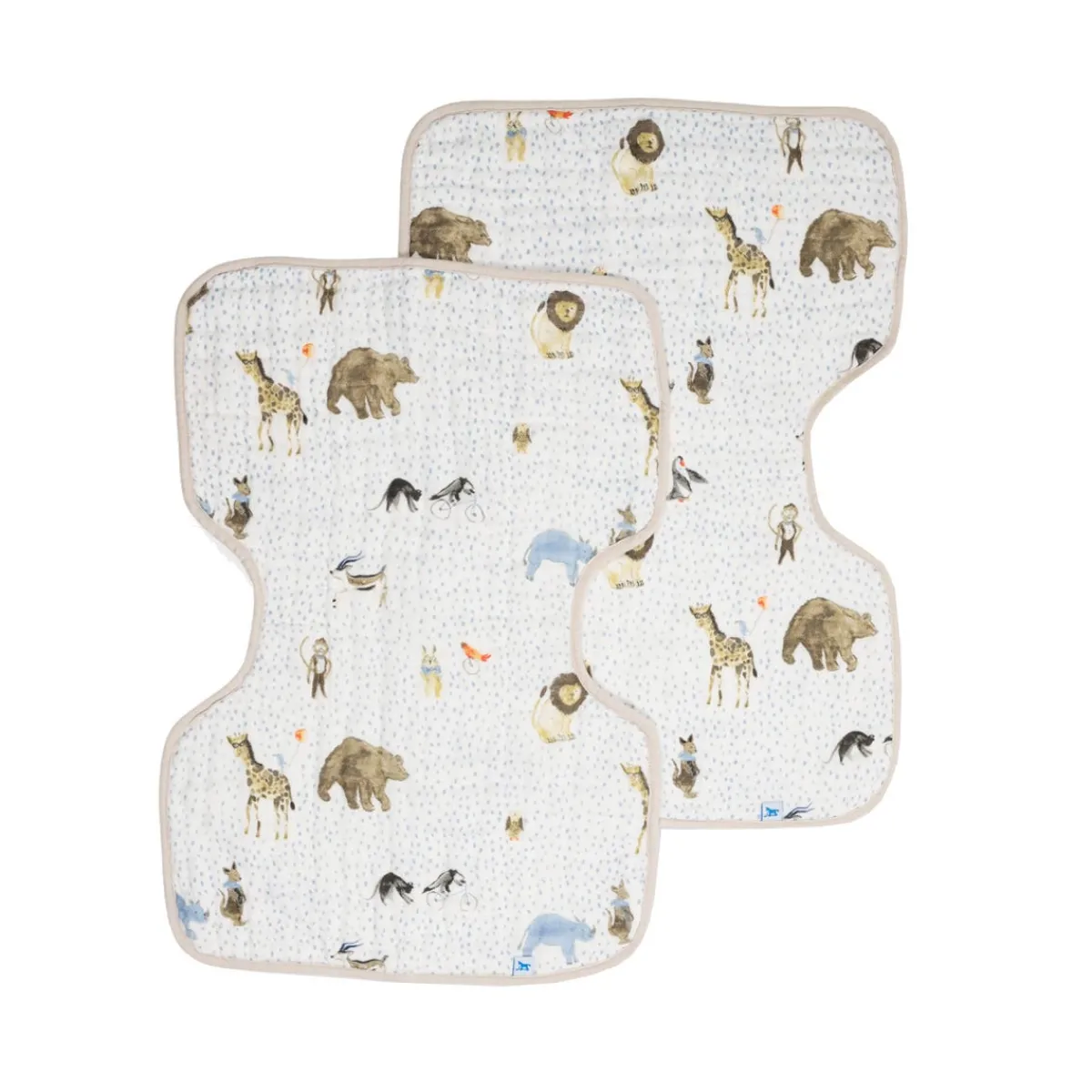 Bibs + Burps-Little Unicorn Cotton Muslin Burp Cloth (2 Pack)