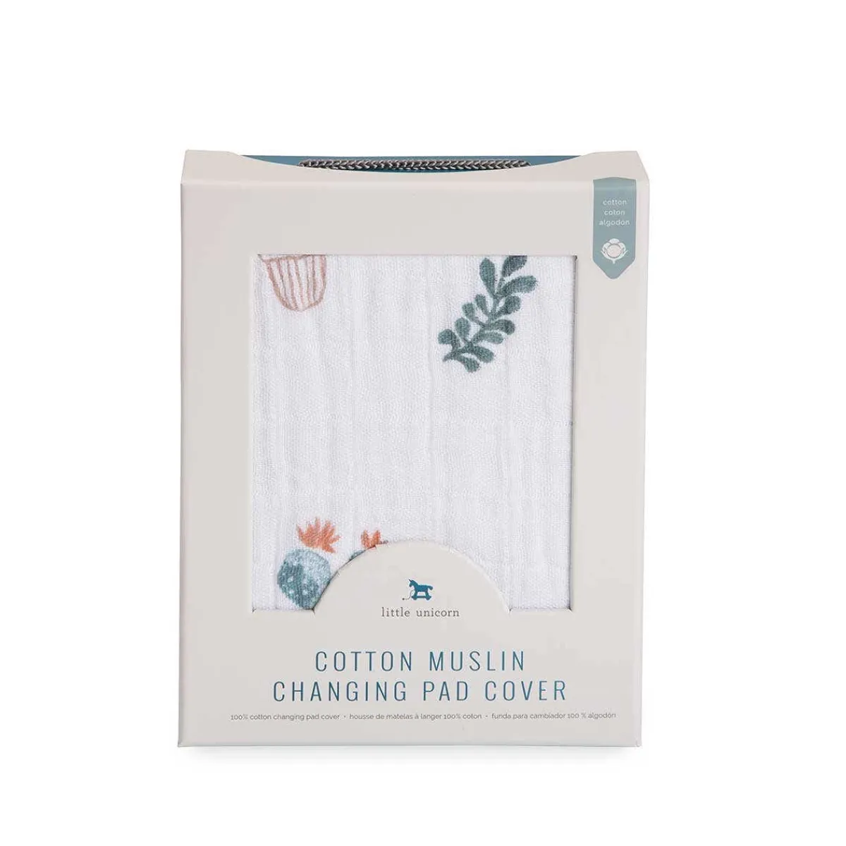 Changing Pads + Covers-Little Unicorn Cotton Muslin Changing Pad Cover