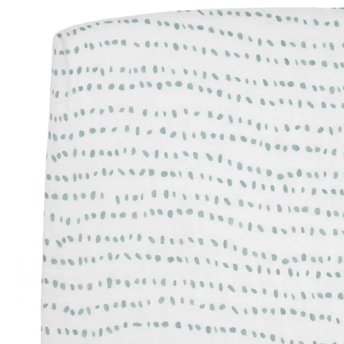 Crib Fitted Sheets-Little Unicorn Cotton Muslin Crib Sheet