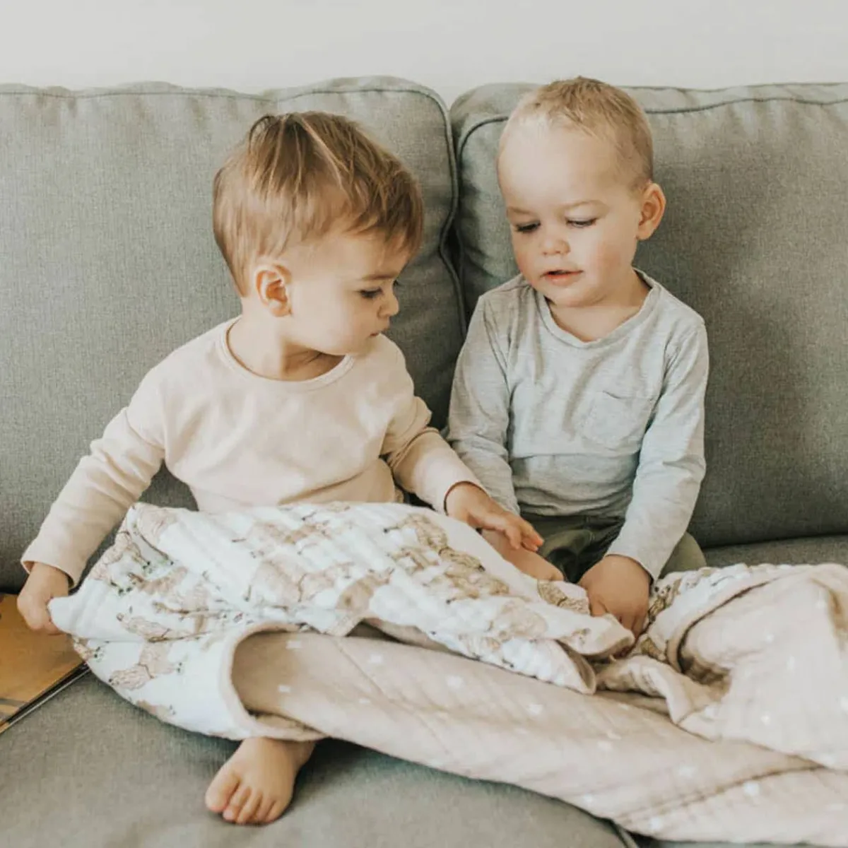 Kids Bedding|Blankets-Little Unicorn Cotton Muslin Original Quilt