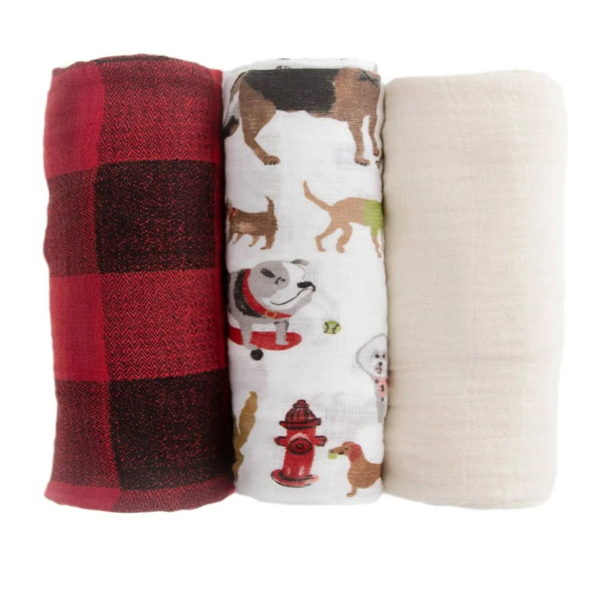 Blankets|Sleep Sacks + Wraps-Little Unicorn Cotton Muslin Swaddle (3 Pack)