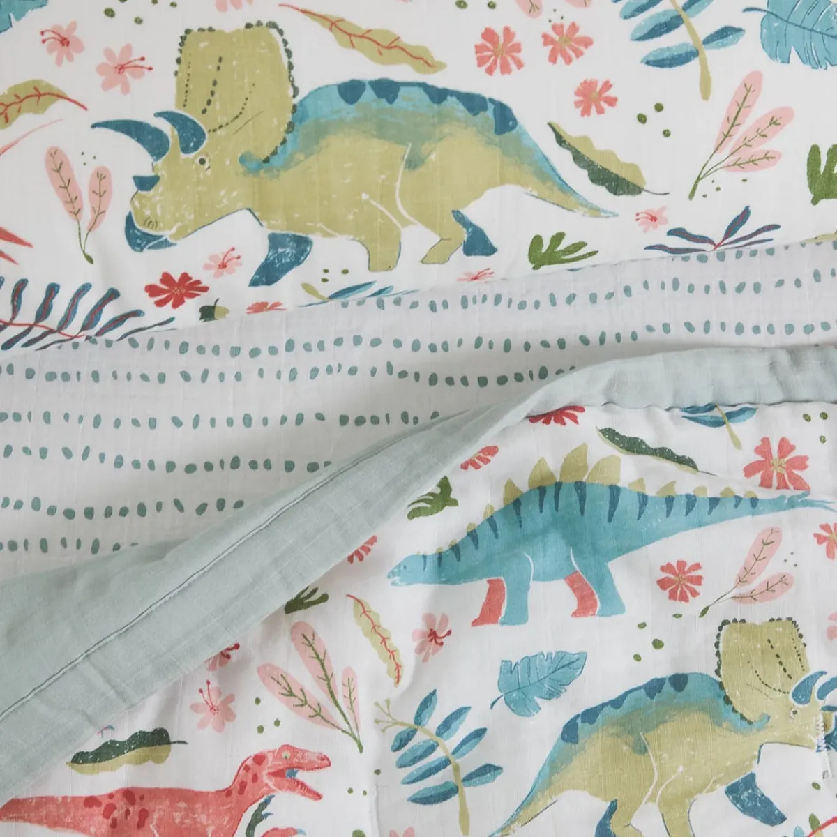 Kids Bedding-Little Unicorn Cotton Muslin Toddler Bedding Set