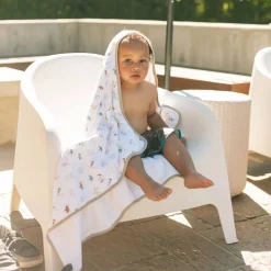 Towels + Cloths-Little Unicorn Cotton Toddler Hooded Towel