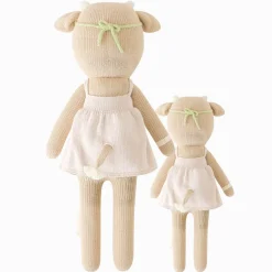 Knit Animals-cuddle + kind Cow Mini Knit Doll