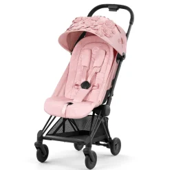 Travel Strollers-Cybex Coya Stroller (Simply Flowers) Pale Blush