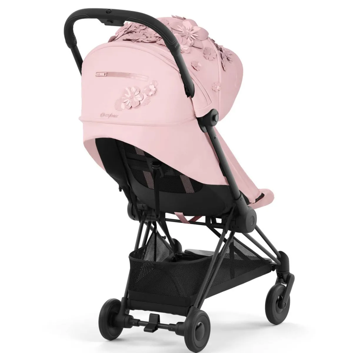 Travel Strollers-Cybex Coya Stroller (Simply Flowers) Pale Blush
