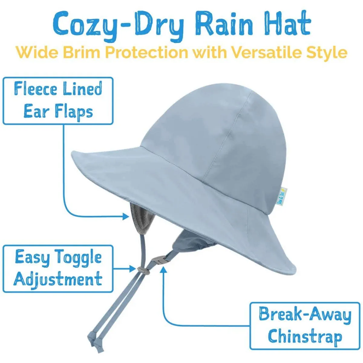 Kids Hats-Jan & Jul Cozy-Dry Rain Hat