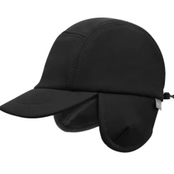Winter Hats|Kids Hats-Jan & Jul Cozy-Dry Softshell Cap Black