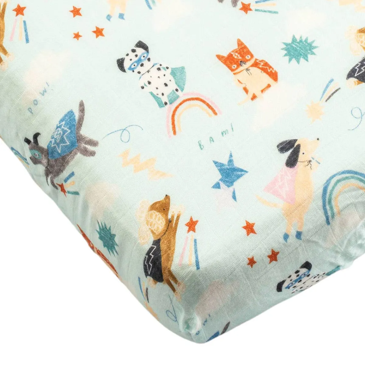 Crib Fitted Sheets-LouLou Lollipop Crib Sheet
