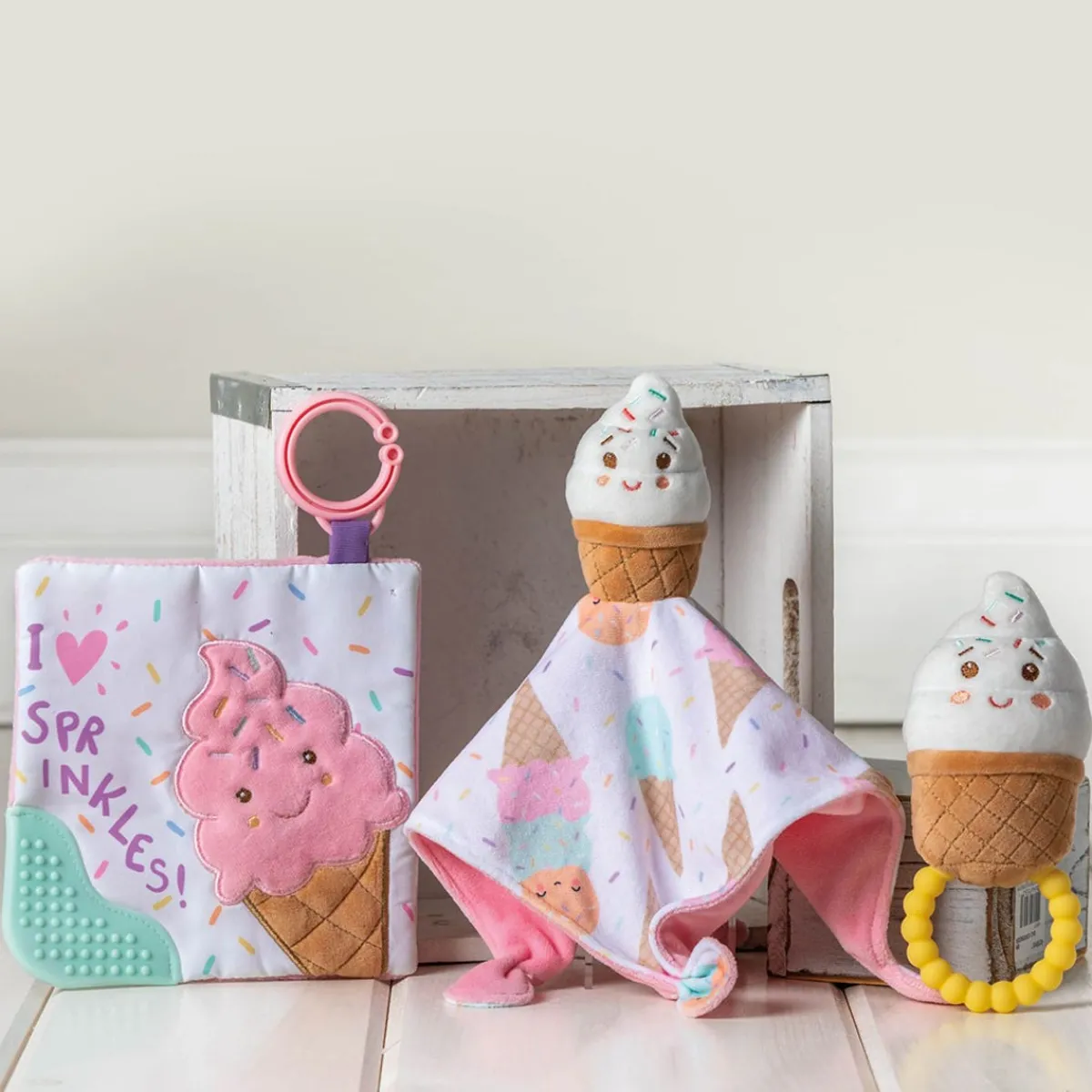 Plush Rattles + Teethers-Mary Meyer Crinkle Teether