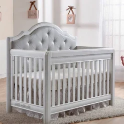 Convertible Cribs-Pali Cristallo Crib with Vinyl Panel