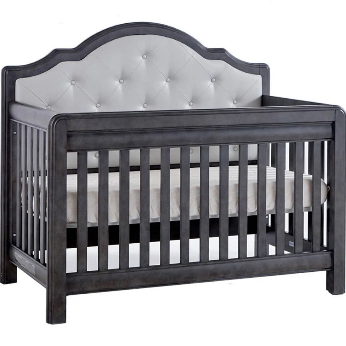 Convertible Cribs-Pali Cristallo Crib with Vinyl Panel