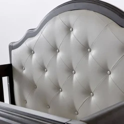 Convertible Cribs-Pali Cristallo Crib with Vinyl Panel