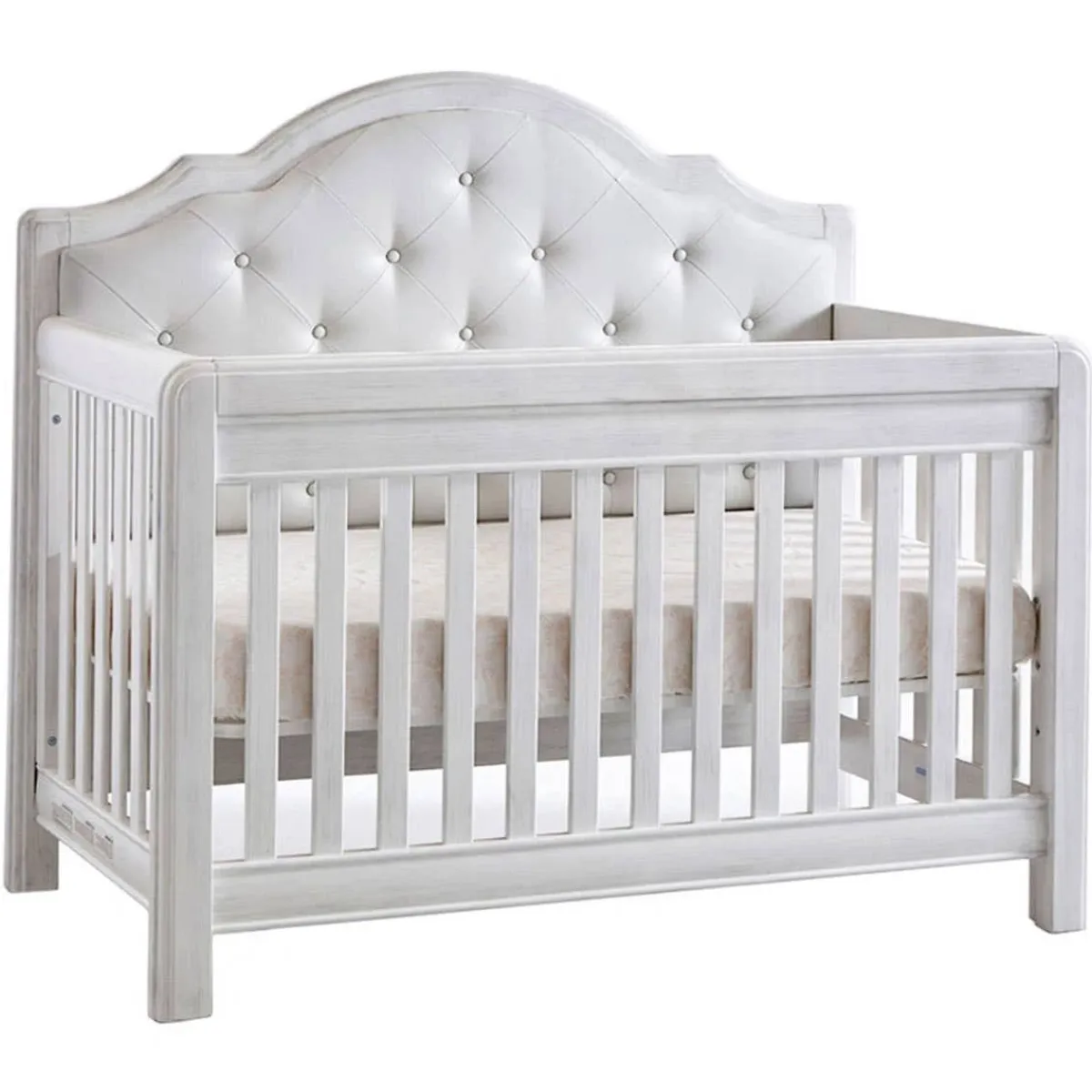 Convertible Cribs-Pali Cristallo Crib with Vinyl Panel