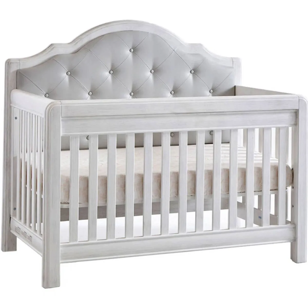 Convertible Cribs-Pali Cristallo Crib with Vinyl Panel