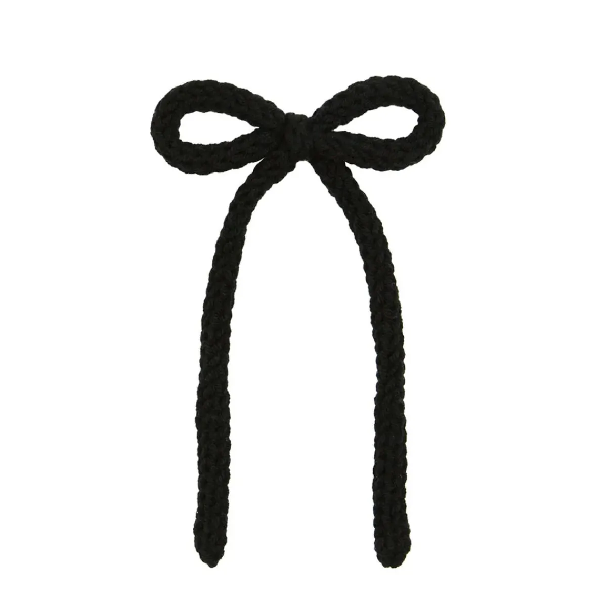 Hair Accessories-Lou Lou and Company Crochet Bow Sash Clip