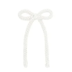 Hair Accessories-Lou Lou and Company Crochet Bow Sash Clip