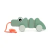 Wooden Toys|Pull Toys-Done By Deer Croco Pull Along Wiggle Toy