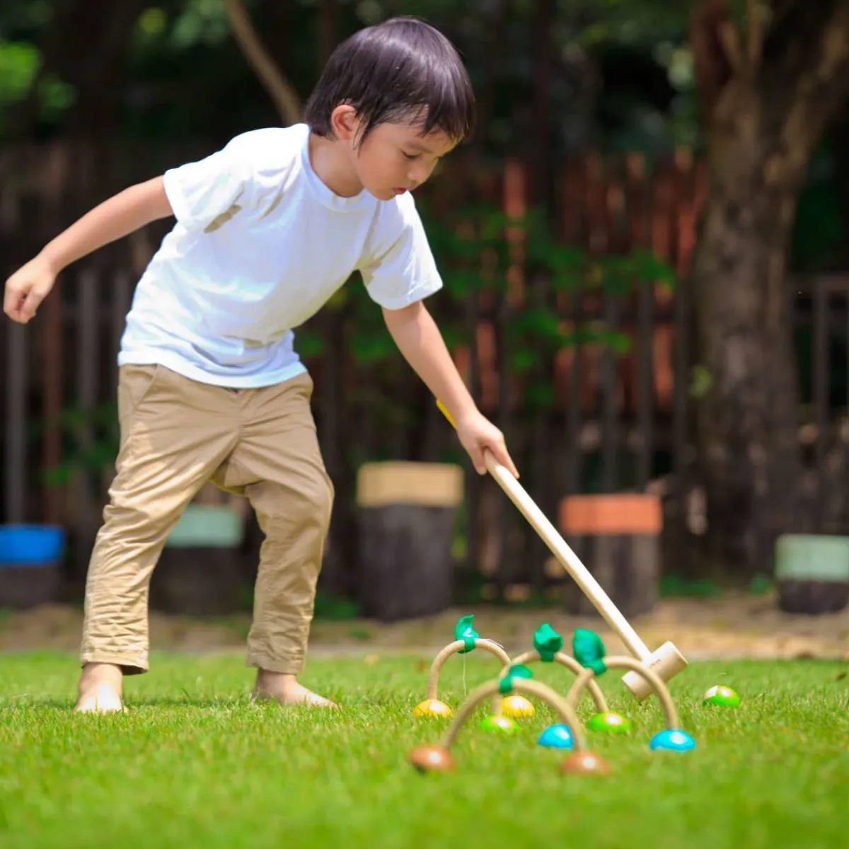 Pretend Play|Wooden Toys-Plantoys Croquet