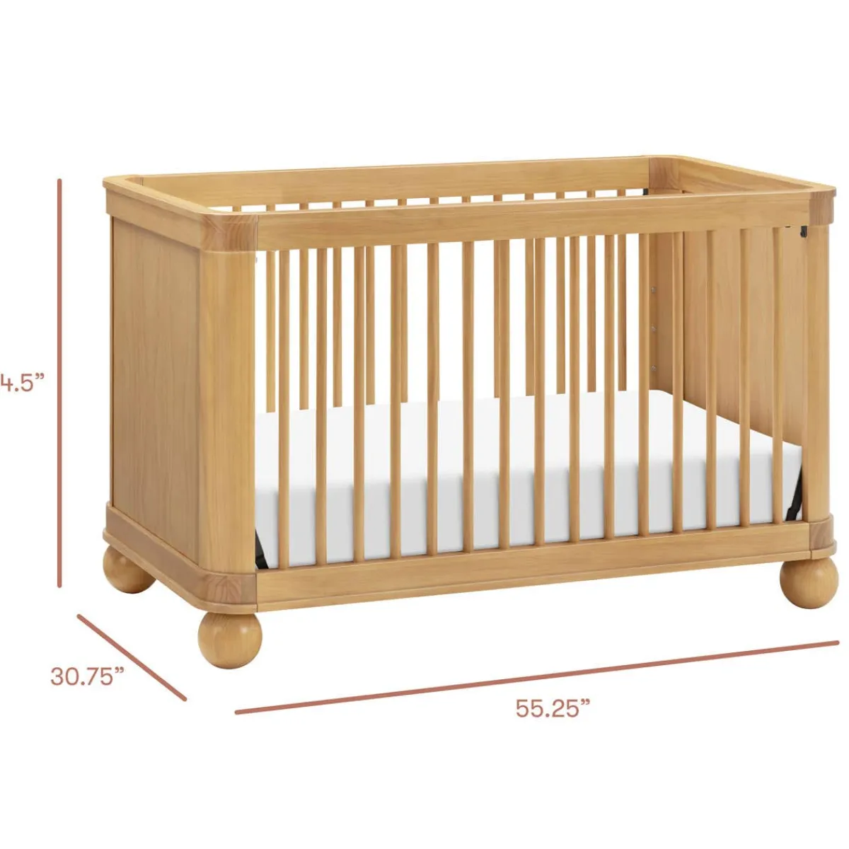 Convertible Cribs-Babyletto Crosby 3-in-1 Crib