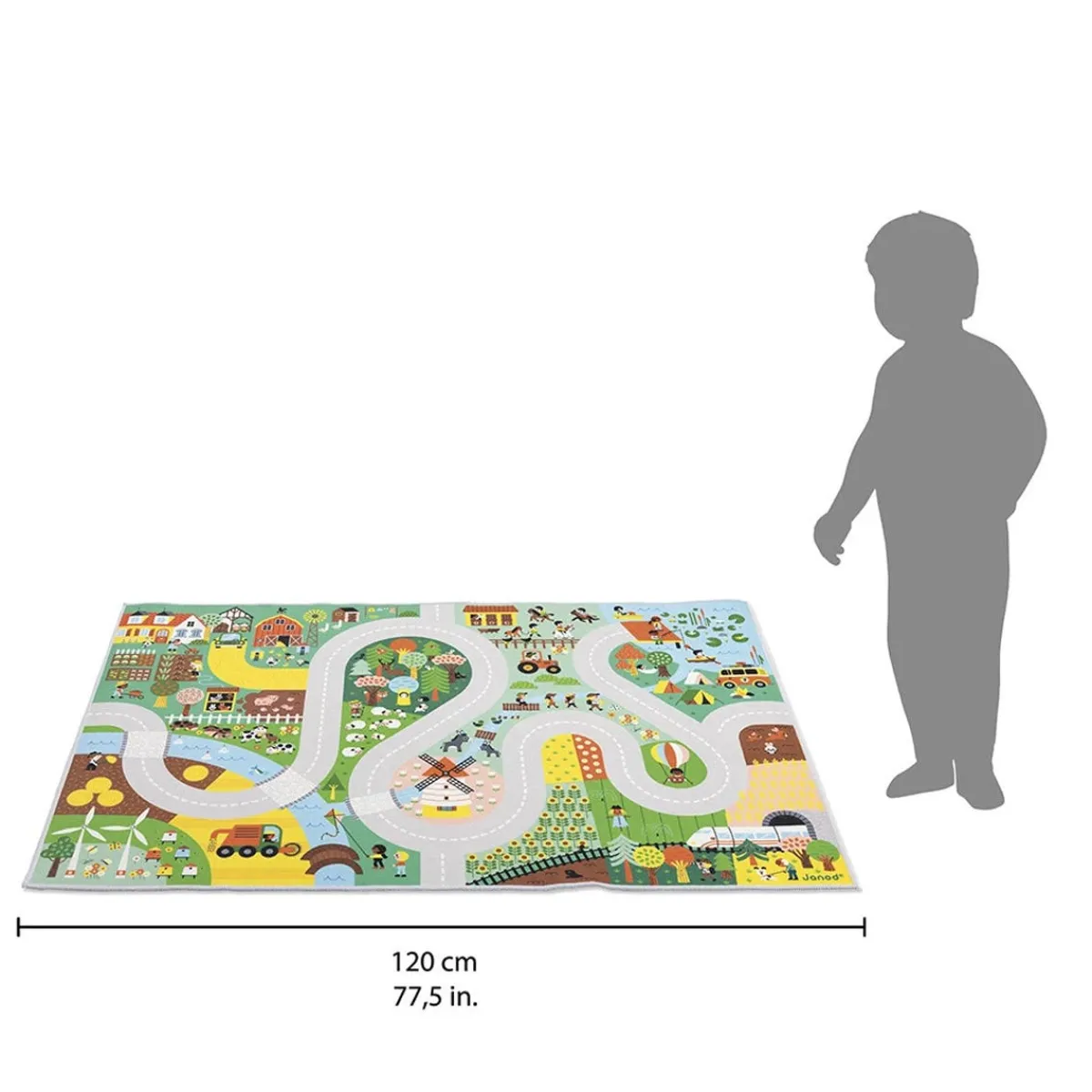 Rugs-Janod Cross Roads Play Mat