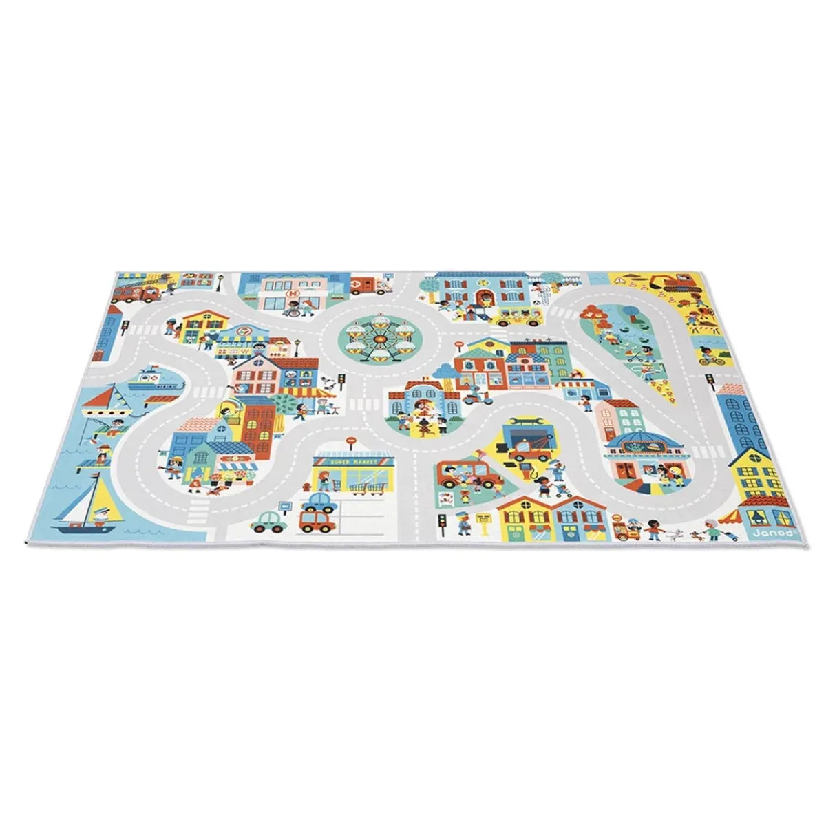 Rugs-Janod Cross Roads Play Mat