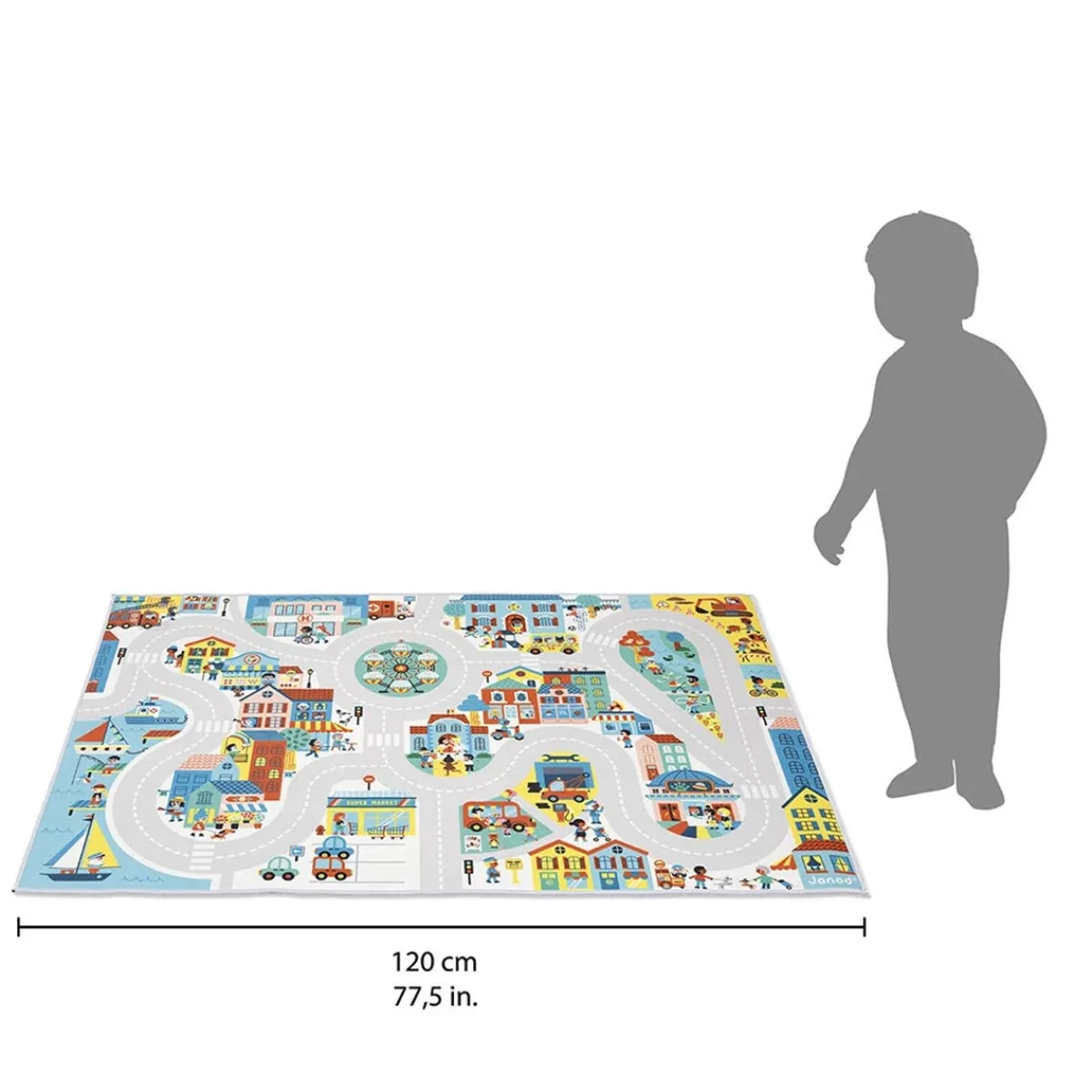 Rugs-Janod Cross Roads Play Mat